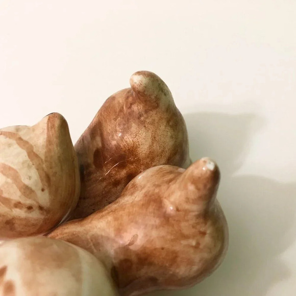 Vintage Lego Japan Set of 2 Cat Figurines 3.5 Inch Long Kitten Figures Flaw - Picture 8 of 16